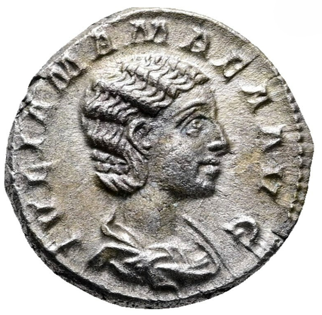 JULIA MAMAEA. Denario. Augusta 225–235 d.C. Roma. RIC IV-343