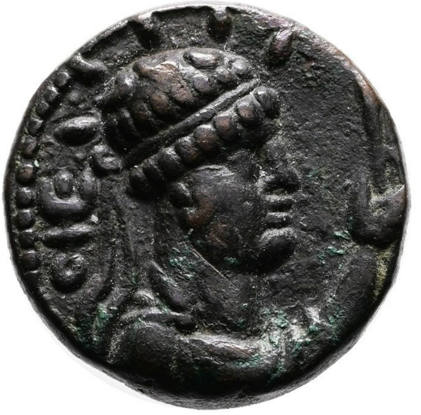 Imperio Kushán. Vima Takto (Soter Megas). Circa 80-100 a. C. Tetradracma. MBC