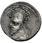Imperio Parto. SINATRUKES (93-69 a.C.). Dracma. Ceca de Rhagai. EBC-. Tono.