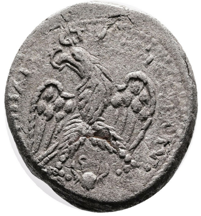 CARACALLA, 198–217 d.C. Cirrhéstica. Berea.  Tetradracma de plata