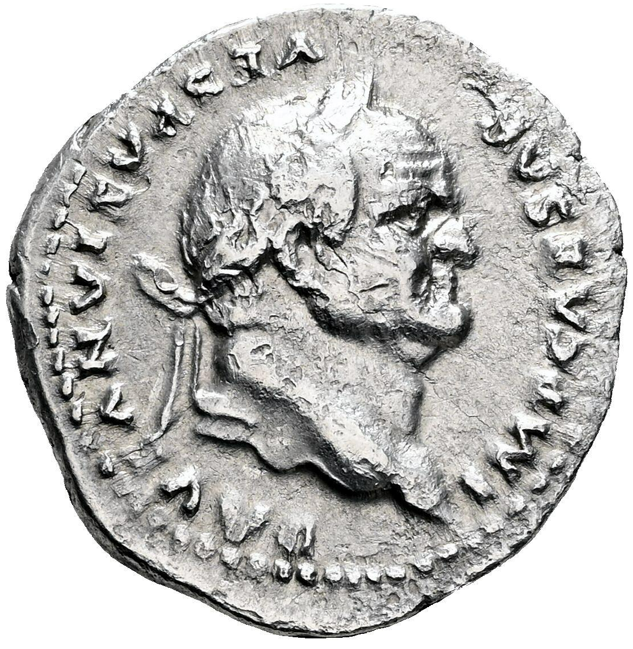 VESPASIANO. Denario. 77-78 d.C. Roma. RIC II-943