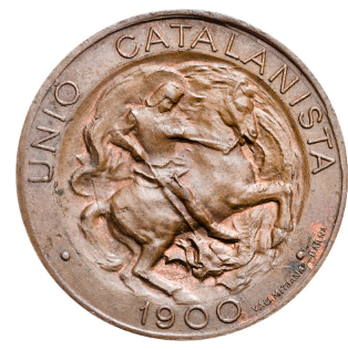 1900. Unió Catalanista. Barcelona. Vallmitjana. 5 céntimos. MBC+