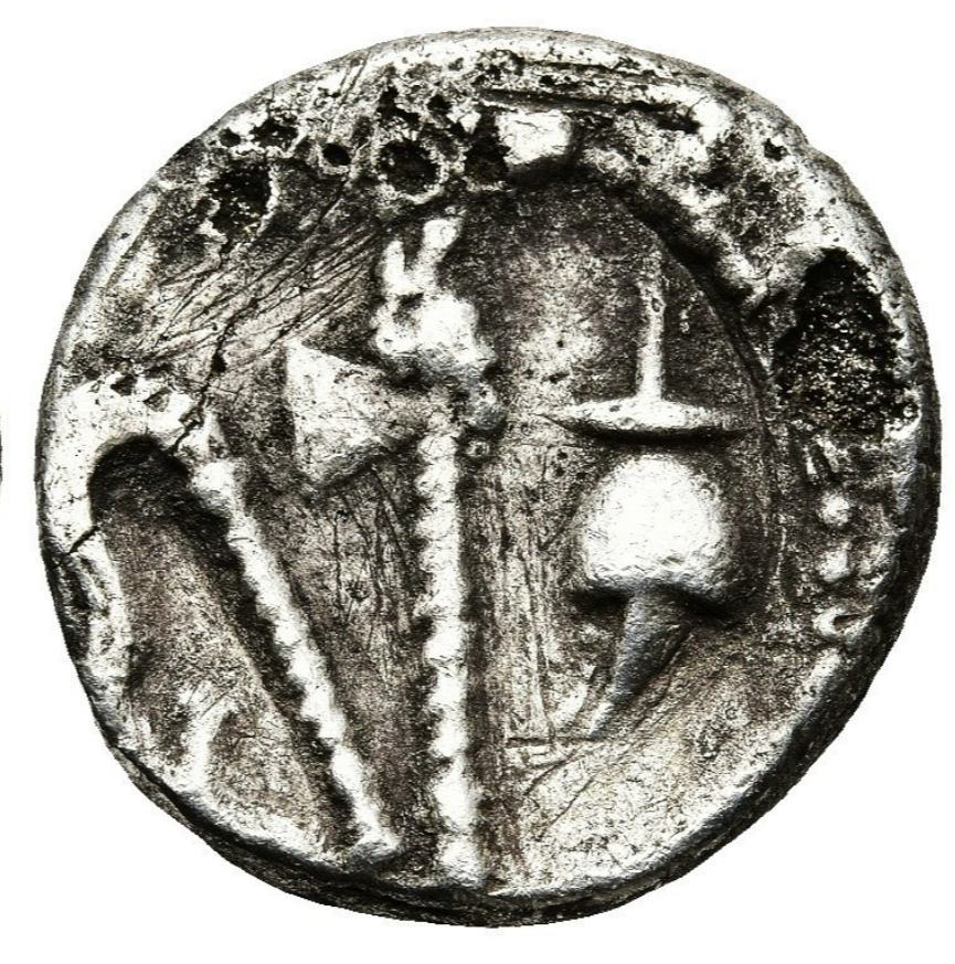 JULIO CÉSAR. Denario (49 a.C.). Ceca militar itinerante con César.