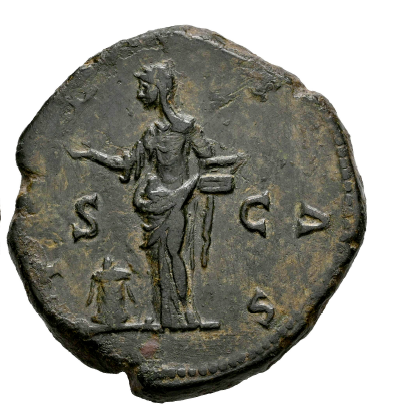 LUCILLA. Sestercio. 164-169 d.C. Roma. (Ric-III 1756). MBC+