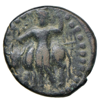 Vasudeva I (197-228dC.) Cobre. Último Emperador del Imperio.