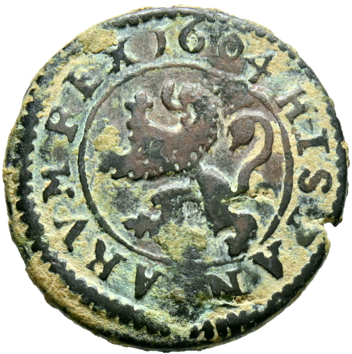 FELIPE III (1598-1621). 4 Maravedís. 1604. Segovia. MBC-