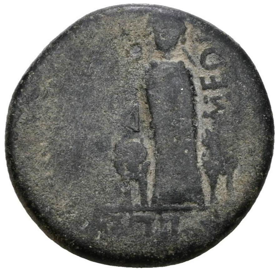 Claudio (41-54 d.C.). FRIGIA. Docimeo. Bronce.