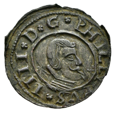 Felipe IV (1621-1665). 16 maravedís. 1663. Valladolid. Escasa. EBC-