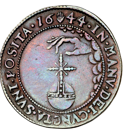 FELIPE IV. Jetón. 1644. Amberes. EBC-/MBC+ Pátina