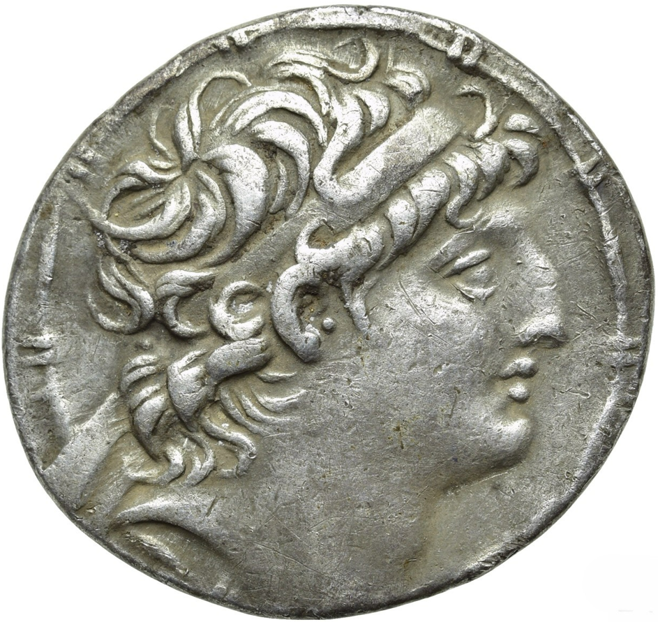 Antíoco VIII Epífanes (Grípos) (121/0-97/6 a.C.). Tetradracma. MBC-