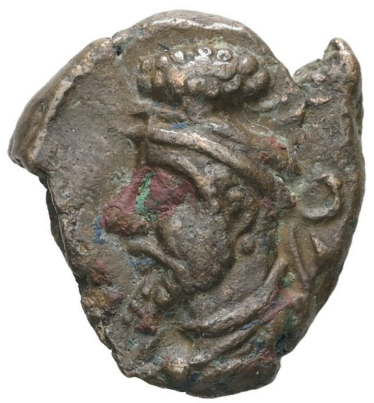 ORODES IV, segunda mitad del siglo II d. C. Dracma de bronce