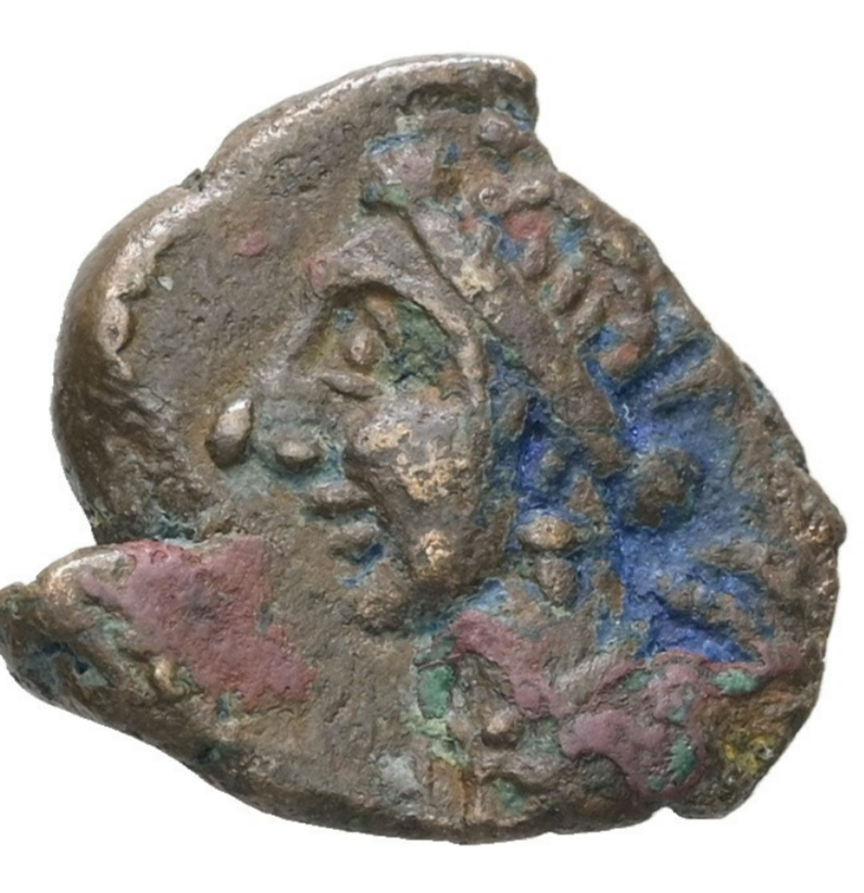 ORODES IV, segunda mitad del siglo II d. C. Dracma de bronce