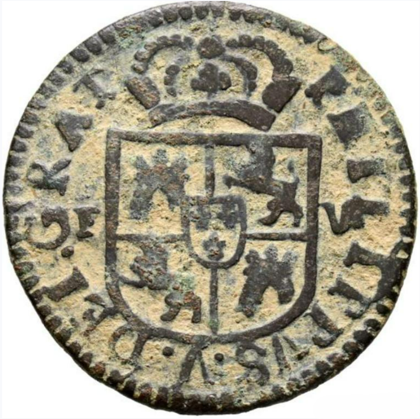 FELIPE V (1700-1746). 1 Sisó. Valencia. 1711. Variante