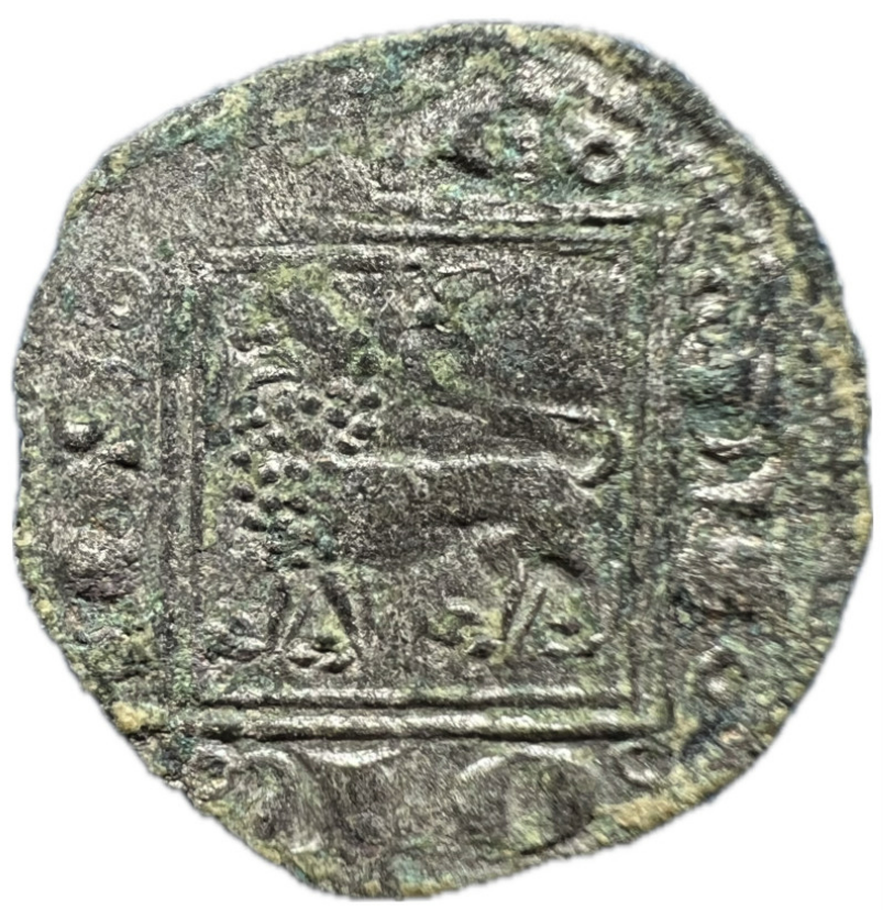 ALFONSO X (1252-1284). Óbolo. Burgos.