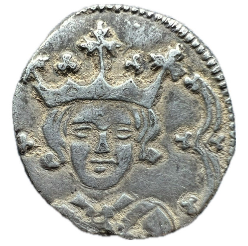 Juan II "El Grande" (1458-1479). 1 real. Valencia. Bonita pátina. Muy rara. MBC+.