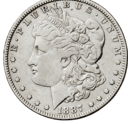 Estados Unidos. 1887. Morgan Dollar. O (Nueva Orleans). 1 dólar. Plata