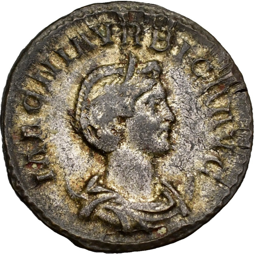 Magnia Urbica  (283-285 d.C.). Antoniniano.  Lugdunum. EBC. Muy escasa así. RIC 337