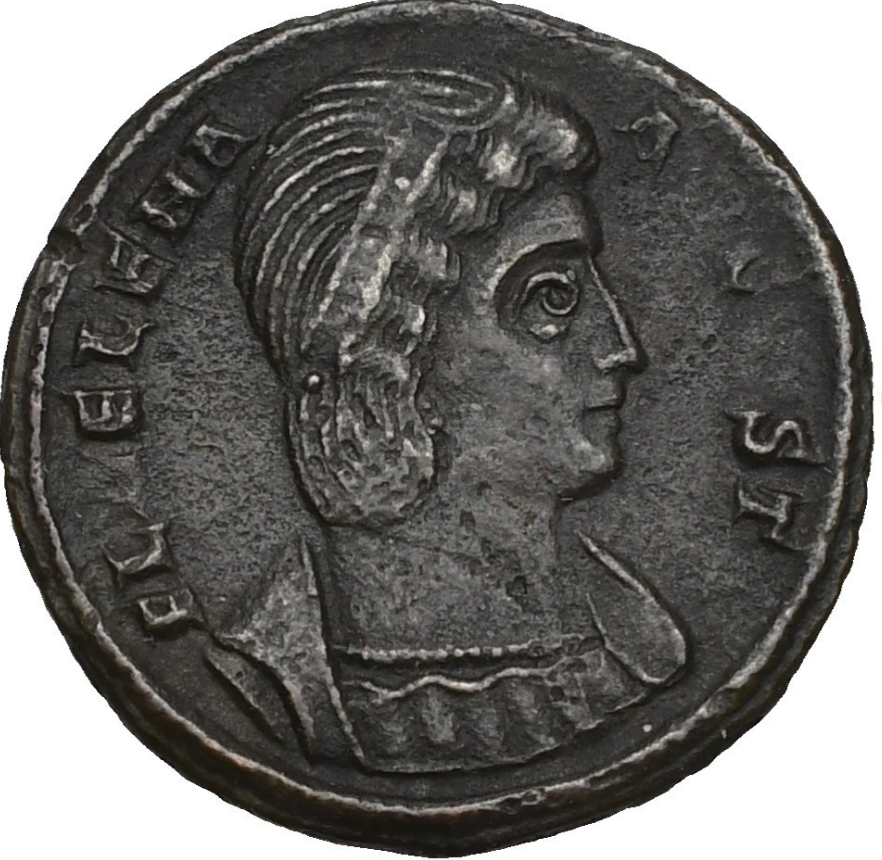 Helena, nummus, Siscia, 3ª officina, 326-327. RIC 204