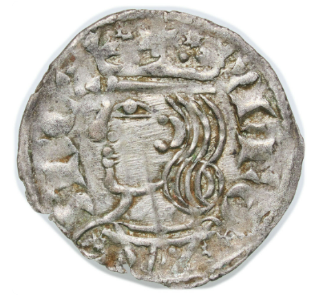 ALFONSO XI "El Justiciero" (1333-1350). Dinero "Cornado"