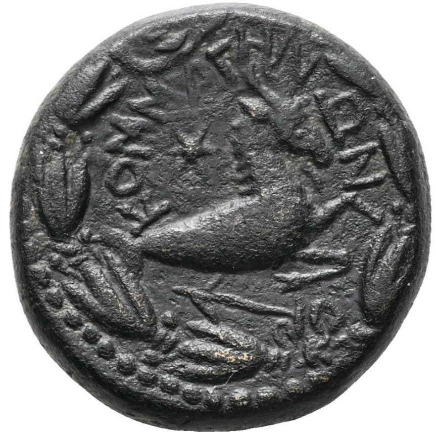 REINO DE COMAGENE. Epífanes y Calínico. Æ (7,59 g, 19 mm). Licaonia. Rara