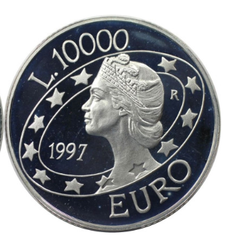 SAN MARINO. 10.000 LIRAS. 1997. PLATA. CALIDAD PROOF.