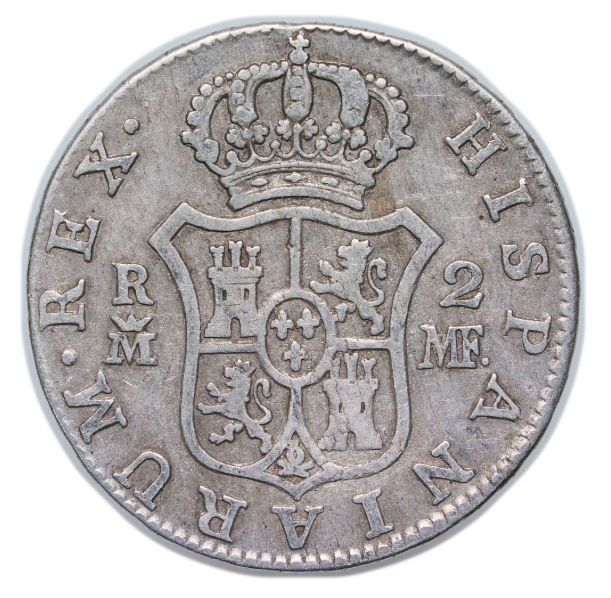CARLOS IV. 2 REALES 1797 MADRID