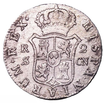 CARLOS IV. 2 Reales. 1799. Sevilla