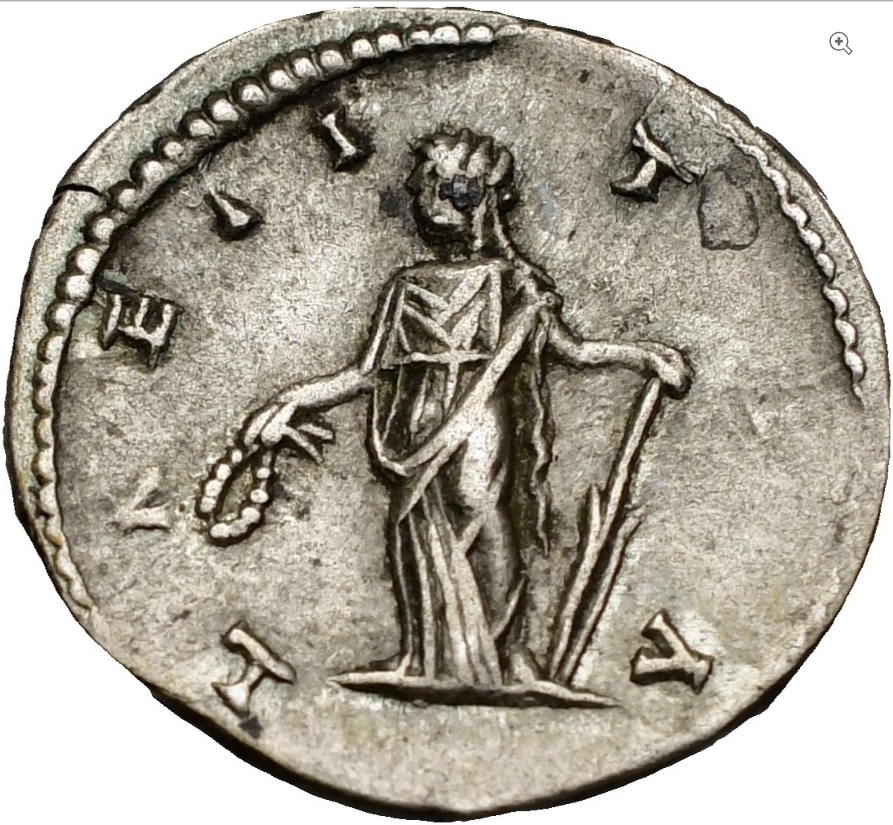 Julia Domna, Roma, Denario, 198.. RIC IV-641.