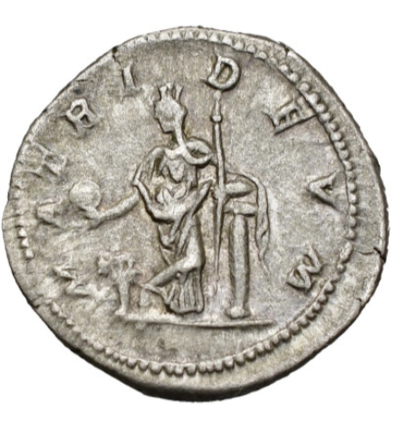Julia Domna, Roma, Denario, 211-215. RIC. 382