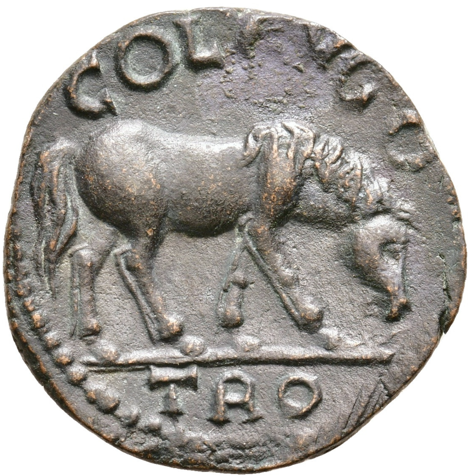 Tróade. Alejandría. Valeriano I (253-260). As.