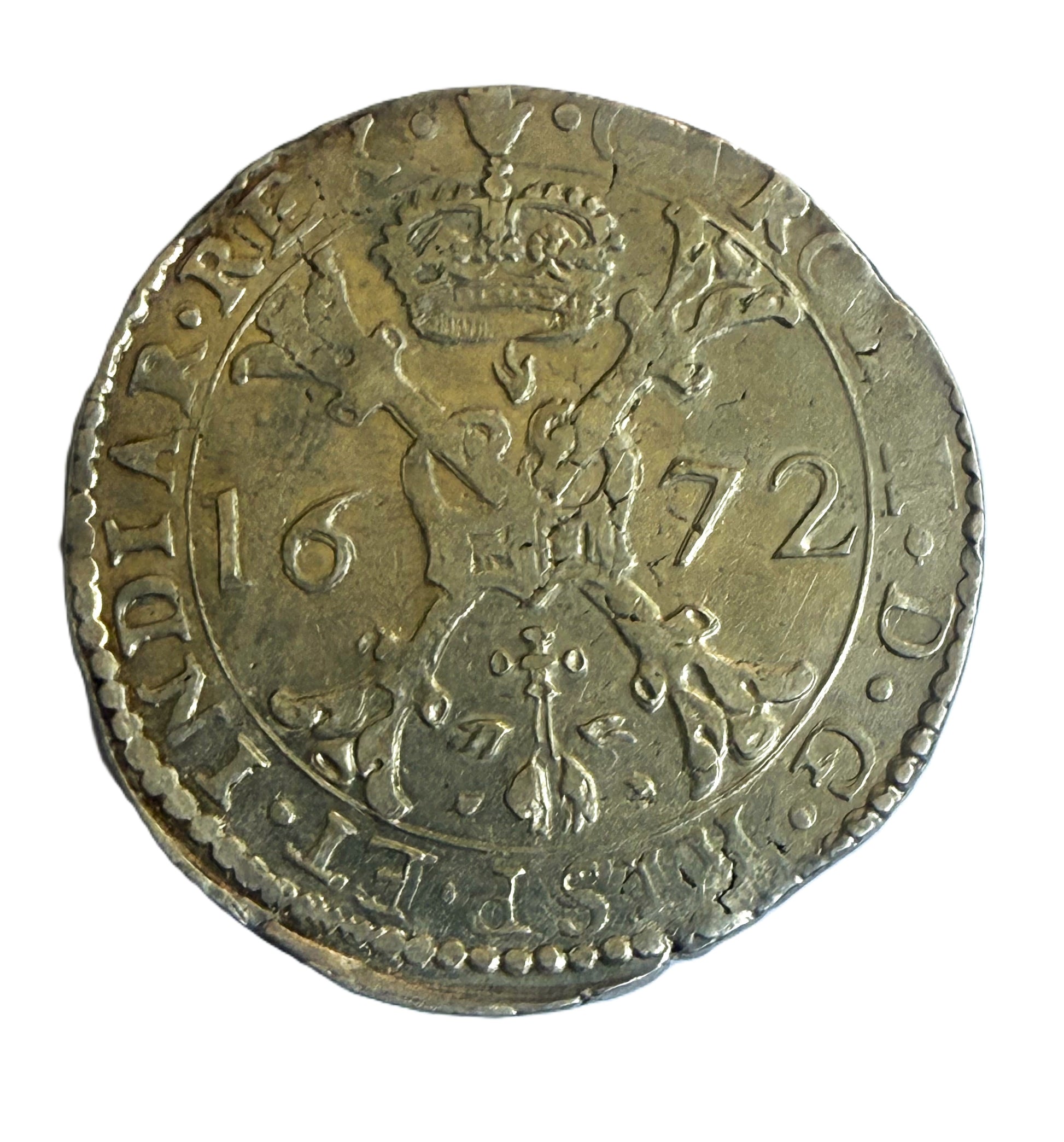 Patagón de Carlos II. Ceca de Amberes. 1672