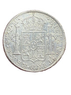 CARLOS III. 8 Reales 1787/6. Sobrefecha. México FM. EBC+