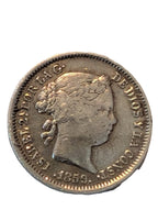 Isabel II. 1 Real. Madrid. 1859. MBC-