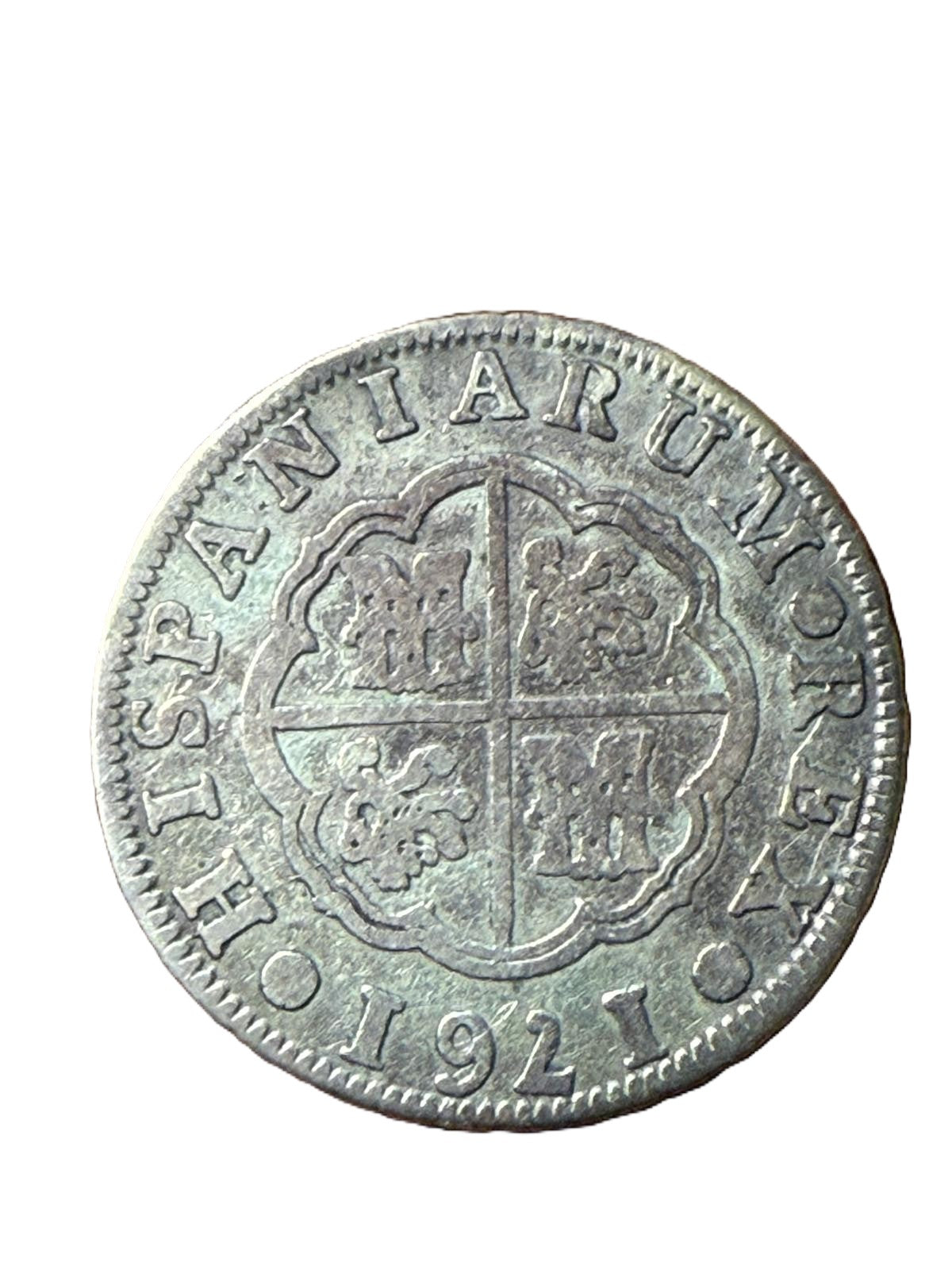 Carlos III 1761, 2 Reales M JP. Madrid. MBC