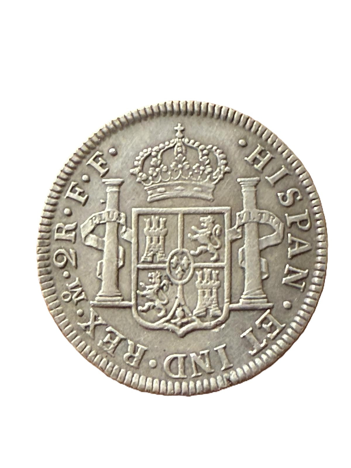 CARLOS III. 2 reales. 1782. México FF. MBC+/EBC-