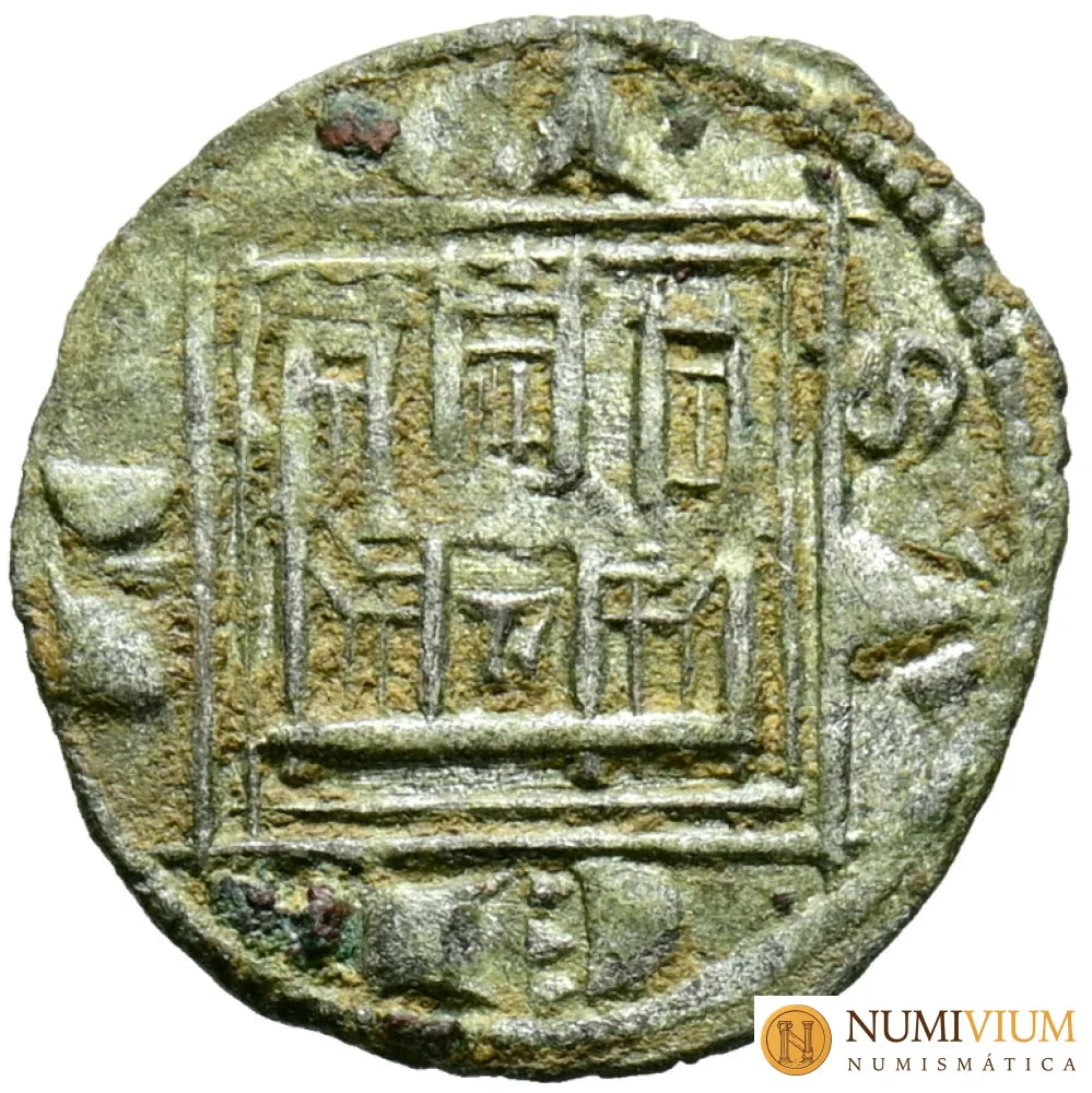 ALFONSO X (1252-1284). Pugesa / Óbolo. MBC+ Precioso ejemplar de vellón rico.