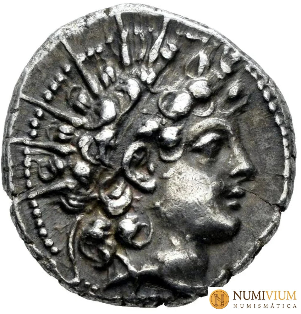 ANTÍOCO VI DIONYSOS (144-142 a.C.). Dracma de Antioquía. Escasa. EBC. REY 13 Dracma