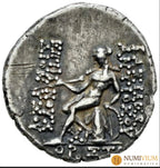 ANTÍOCO VI DIONYSOS (144-142 a.C.). Dracma de Antioquía. Escasa. EBC. REY 13 Dracma