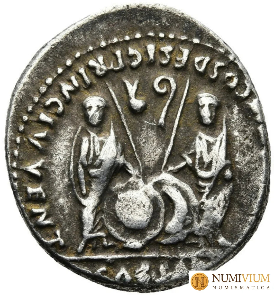 AUGUSTO (27 a.C.-14 d.C.). Lugdunum. Denario. RIC-207. MBC Denario