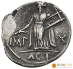 AUGUSTO (27 aC-14 dC). Denario. Lugdunum. RIC I-171a. Denario
