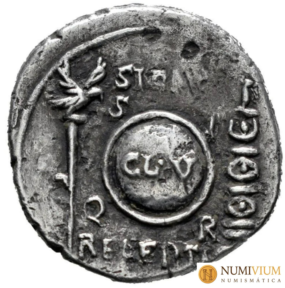 Augusto. Denario. 19 a.C. Colonia Patricia (Córdoba). RIC 86b. MBC Denario