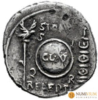Augusto. Denario. 19 a.C. Colonia Patricia (Córdoba). RIC 86b. MBC Denario