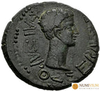 Augusto y Rhoemetalkes I. 11 a.C. - 12 d.C. Tracia.