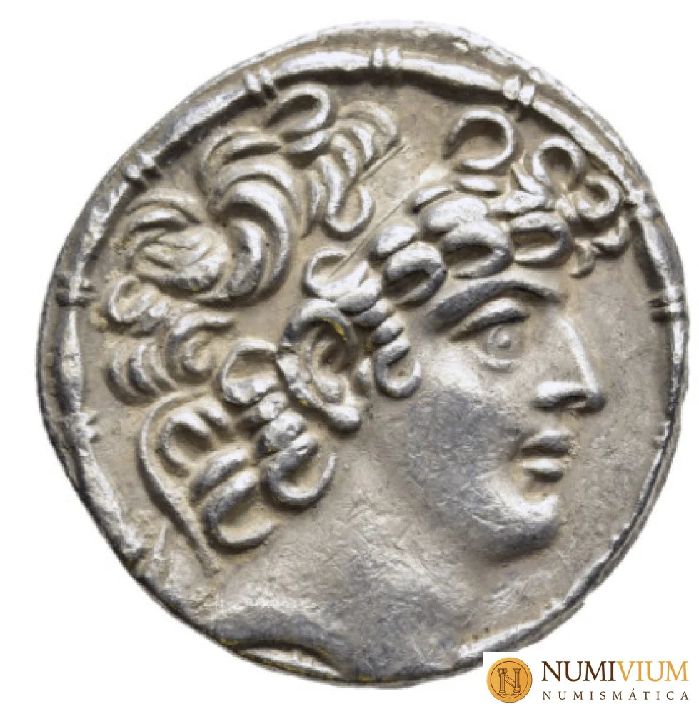 Aulo Gabinio Procónsul Romano (57-55 a.C.). Tetradracma. Tipo póstumo de Filipo I Filadelfo.