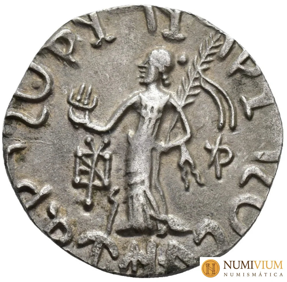 AZILISES (57-35 a.C.). Tetradracma. MBC+