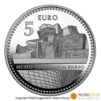 CAPITALES ESPAÑOLAS - BILBAO. 5 € de plata proof