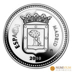 CAPITALES ESPAÑOLAS - MADRID. 5 € de plata Proof