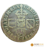 Carlos II (1665-1700). 1 liard. 1690. Brujas. - 1 Liard