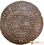 Carlos II (1665-1700). Jetón. 1685. Bruselas. Jetón