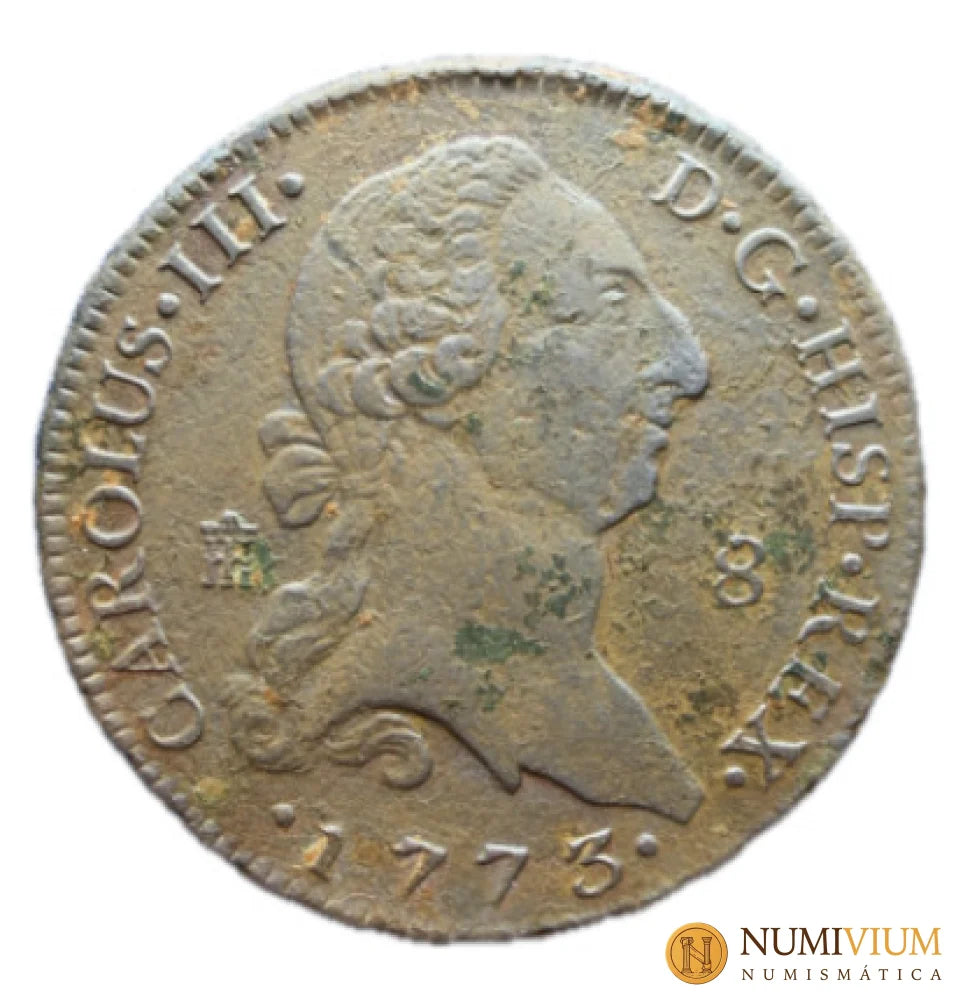 Carlos III (1759-1788). 8 maravedís. 1773. Segovia - 8 maravedís